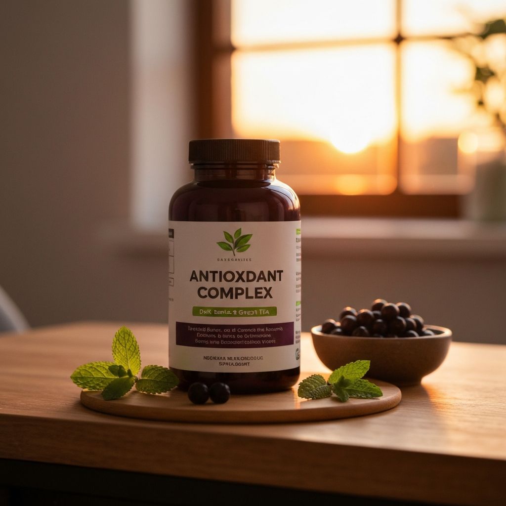 Antyoksydant z owocami leśnymi i zieloną herbatą